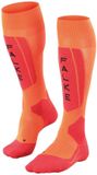 FALKE SK5 Expert Men warm dun zijde functioneel materiaal skisokken heren orange - maat 46-48