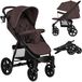 Merkloos Kinderwagen Buggy Lichtgewicht Inklapbaar met één hand 0 tot 4 jaar, tot 22 kg