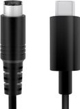 IK Multimedia IP-CABLE-USBCMD-IN USB-kabel 0,6 m USB C naar USB C Zwart