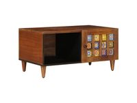 Maison Exclusive - Table basse, marron, 80 x 50 x 40 cm, manguier massif