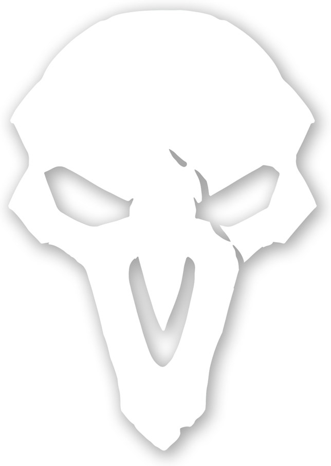 J!NX overwatch - reaper diecut sticker Merchandise