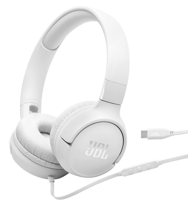JBL Tune 520C - On-ear bedrade hoofdtelefoon - Wit
