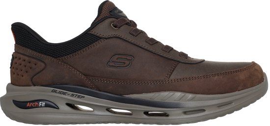 Skechers ARCH FIT ORVAN - MOXLEY Heren Instappers - Donkerbruin