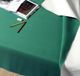 GEMITEX Molle Tafelbescherming, Made in Italy, antislip, schokbestendig, dubbelzijdig, wit/groen, rond 140 cm