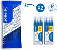 Pilot Uitwisbare Inkt Navullingen voor FriXion - Blauw - 0,7mm - 2 Sets van 6