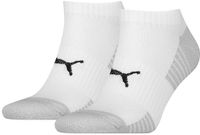 PUMA Unisex sneaker sportsokken met badstof zool 2 pack - 43/46 - White