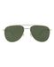 Montblanc MB0311S-002 58 metalen zonnebril voor mannen, sport, goud