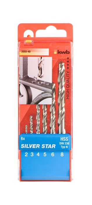 kwb Silver Star Hss Boor Zilver 205540