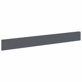 vidaXL Gazonrand 50 st 100 x 12 cm Staal Antraciet