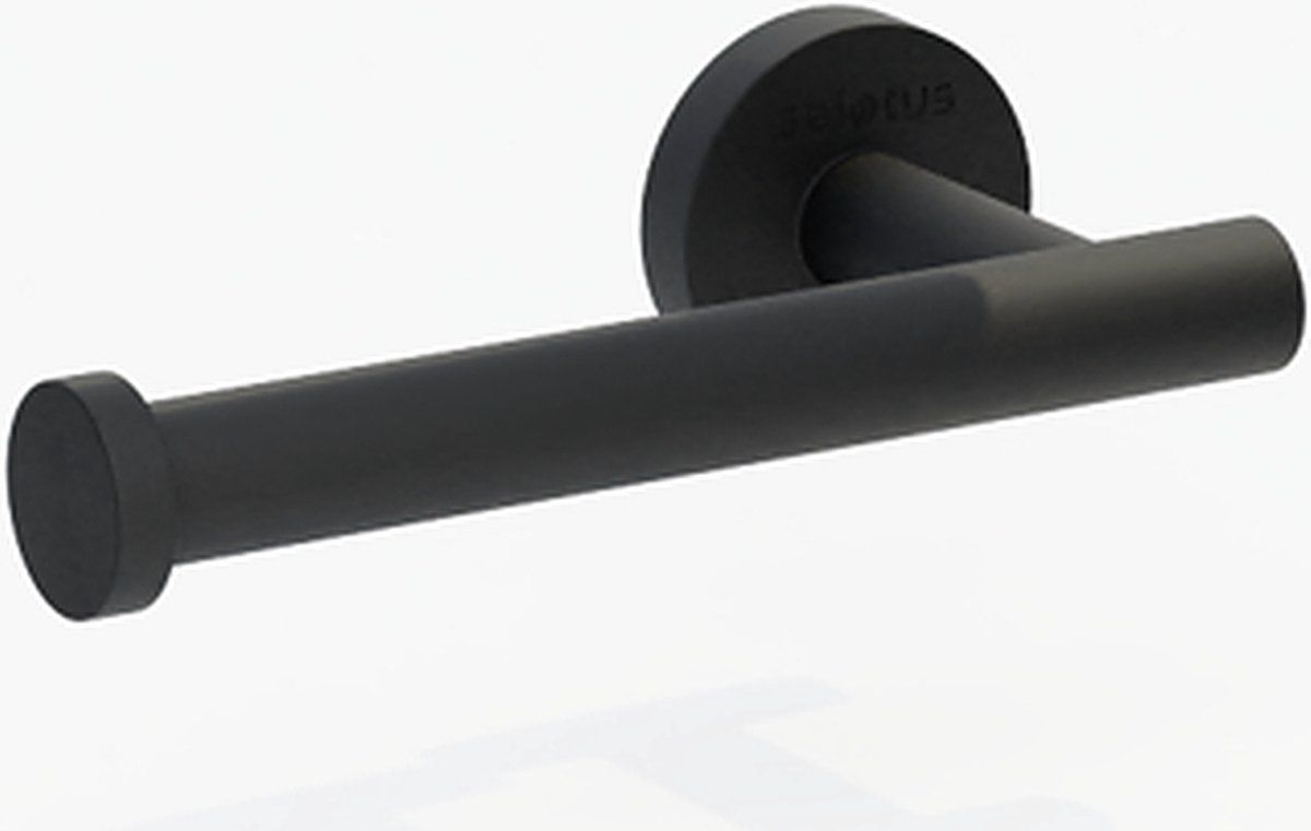 Selotus Toiletrolhouder Zwart - Schroefmontage - Toiletbutler