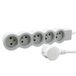 Legrand Stekkerdoos 5 Stopcontacten 1.5m Wit/Grijs