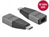 Delock 64121 USB Type-C naar Mini DisplayPort Adapter 4K 60Hz Grijs
