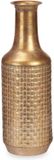 Giftdecor Bloemenvaas Antique Roman - goud - metaal - 14 x 46 cm