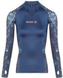Beuchat Atoll Rash Guard Met Lange Mouwen Blauw L Vrouw