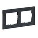 LEGRAND, SEANO 2-voudig frame, thermoplast, halogeenvrij, afmetingen: 87 x 158 mm, kleur: antraciet gelakt, 765472