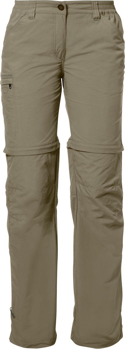 Vaude Women s Farley ZO Pants IV muddy - Maat 48