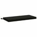 vidaXL Bankkussen SOEST 100% Polyester Zwart 60 x 40 x 5 cm
