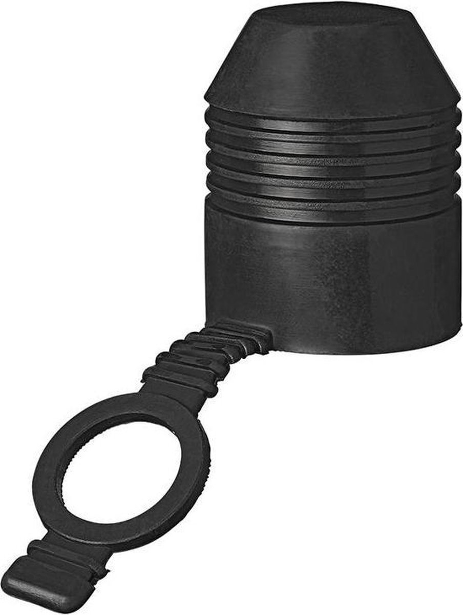 ProPlus trekhaakdop met ring rubber 7 cm zwart