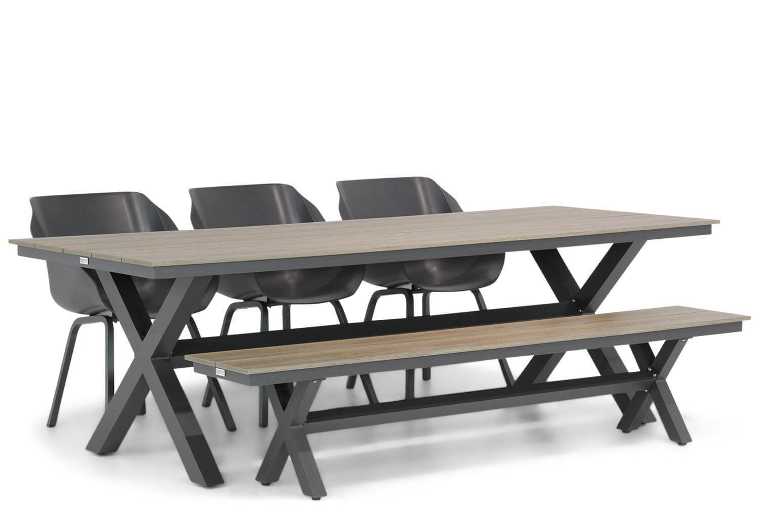 Hartman Sophie element/Forest 240 cm dining tuinset 5-delig