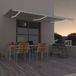 Maison Exclusive - Parasol électrique avec éclairage LED et capteur, 6 x 3 mètres, couleur crème