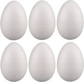 Rayher hobby materialen Piepschuim hobby vorm - 12x - ei - 6 cm - DIY knutsel figuren om te versieren - paasei