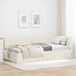 Maison Exclusive - Cadre de lit d'angle crème 90 x 190 cm velours