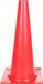 Cône de marquage rouge pour entraînement sportif, différentes hauteurs et surfaces de base