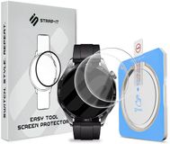 Strap-it 2-pack Screenprotector met One-Click Tool voor Huawei Watch GT 4 46mm