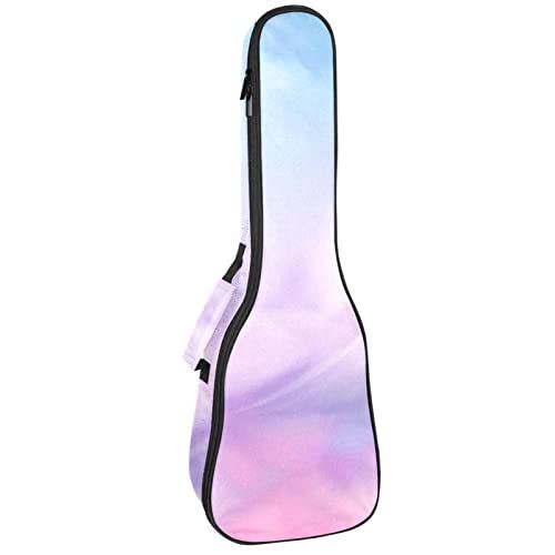 Mersov Tenor Ukulele Gigbag Waterdichte Ukelele Case Gewatteerde Rugzak, Geweldig voor Sopraan Concert (21/23/24") Natuur Zonsondergang Dageraad Hemel