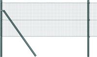 vidaXL Gelast Draadhek met Grondbevestiging 10 x 0,5 m Groen Mesh