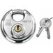 Dulimex cadenas à disque DX en acier inoxydable Ø 70 mm avec cylindre s'entrouvrant