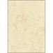 SIGEL DP191 Hoogwaardig gemarmerd karton/papier, beige, A4, 25 vellen, motief aan beide zijden, 200 g, certificaatpapier, van duurzaam papier