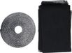 Guard and Care Horrengaas - Pakket van 4x stuks - voor ramen/raamhor - 150 x 130 cm - zwart