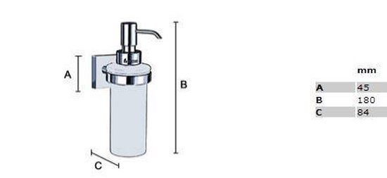 Smedbo House RK369 Zeepdispenser - Chroom - 200 ml