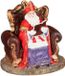 Luville Sint op Troon Résine Violet Brun Rouge Blanc Or 7 cm 6 cm 5.5 cm