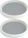 Unyqoos Lazy Carrousel Kast Organizer - 2 Pack van 25 cm - Roterend Kruidrek voor Keuken en Koelkast