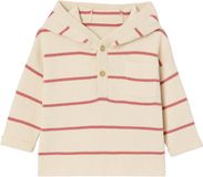 Vertbaudet Sweat à capuche rayé bébé