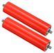 Roulettes, polyuréthane, 2 pièces, 50 mm, rouge