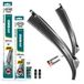 HEYNER® Essuie-glace pour SUBARU XV 04.2017 - 10.2026, HYBRID Balai d'essuie-glace plat, Aérodynamique & Flexible, Revêtement Nanographite