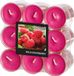 Conpax Candles Geur theelichtjes/waxinelichtjes - transparant - 18x - Wild Raspberry aroma - 6 branduren