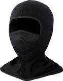Merkloos Zwarte Polyester Balaclava voor Volwassenen - Herfst/Winter Collectie