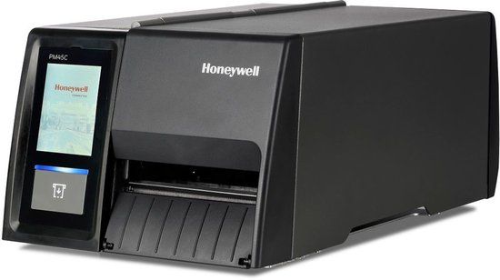 Honeywell PM45 Compact labelprinter Thermo transfer 300 x 300 DPI 300 mm/sec Bedraad Ethernet LAN Zwart