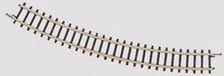 Märklin Z Märklin miniclub rails 8521 Gebogen rails 30 ° 195 mm 10 stuk(s)