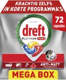 Dreft Platinum Plus Vaatwastabletten Citroen - Anti-Dofheidstechnologie - 72 stuks