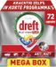Dreft Platinum Plus Tablettes pour lave-vaisselle Citron - Technologie anti-ternissement - 72 pièces