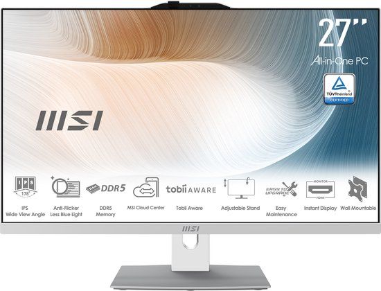 MSI Modern AM272P 1M-846EU - 27" - Intel Core i7 - 16 GB RAM - 1 TB SSD - Windows 11 Pro