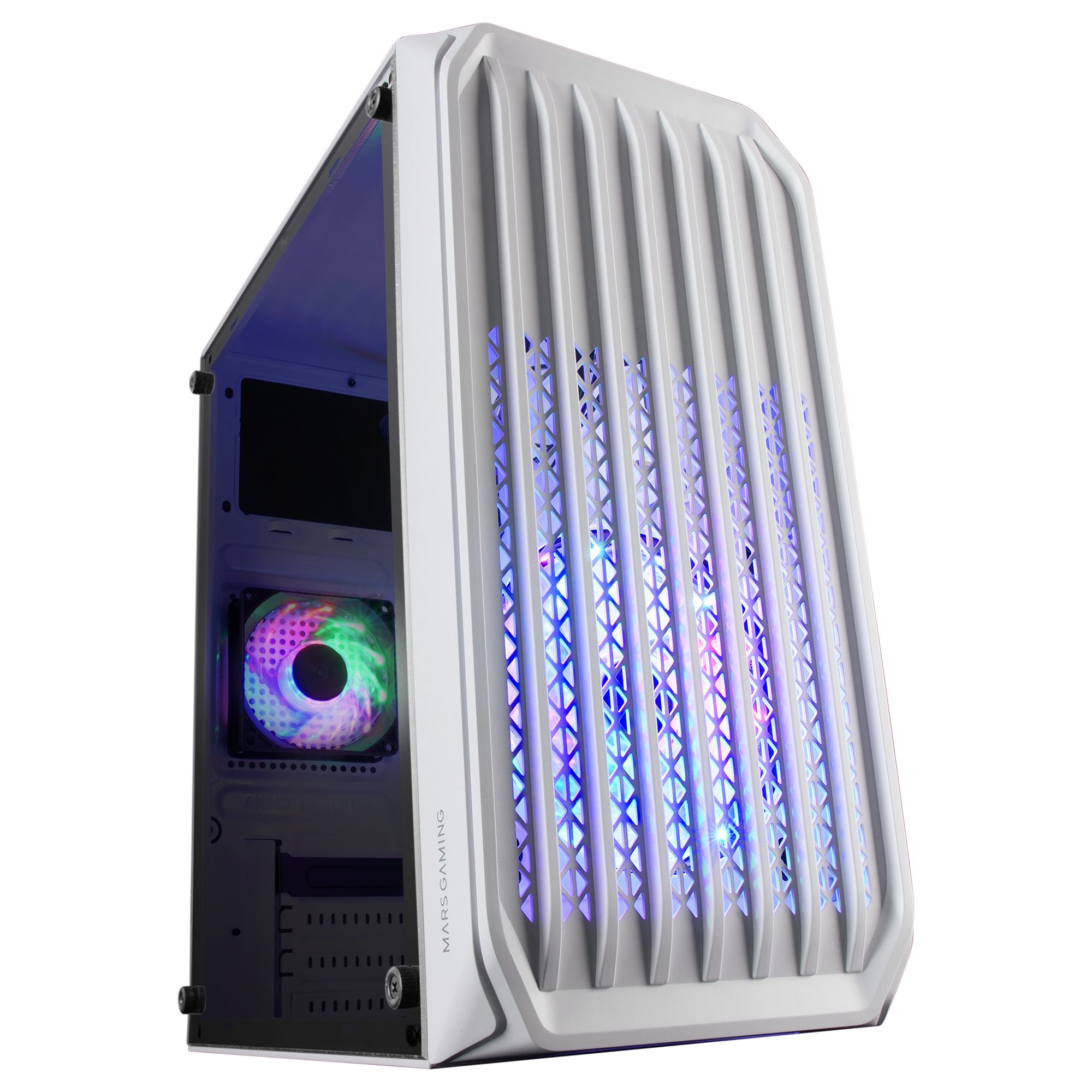 Mars Gaming MCS2W computerbehuizing Mini Tower Wit