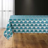 douceur d'intérieur Rechthoekig tafelkleed Ysode Blauw