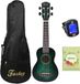 Fazley Sopraan Ukelele set - incl. tas, tuner, plectrums - K5521 - Groen