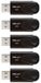 PNY Attaché 4 USB-stick 16 GB Zwart 5-pack
